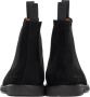 Common Projects Klassieke Gewaxte Suède Zwarte Schoenen - Thumbnail 2