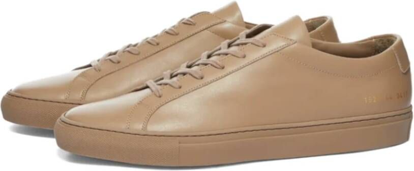 Common Projects Koffie Lage Top Sneakers Brown Heren