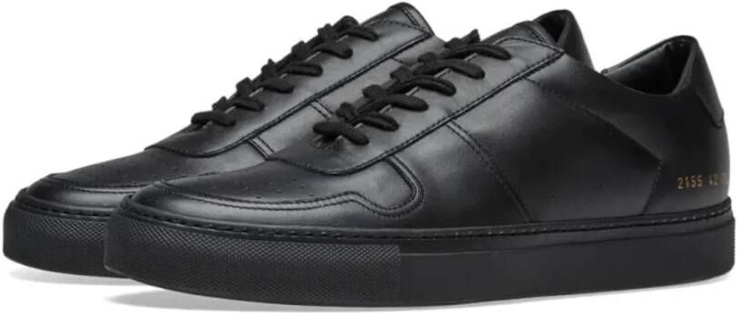 Common Projects Lage Zwarte Basketbalsneakers Black Heren