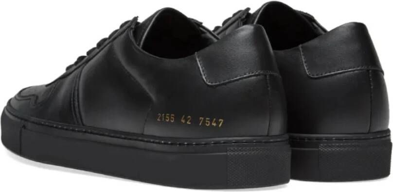 Common Projects Lage Zwarte Basketbalsneakers Black Heren