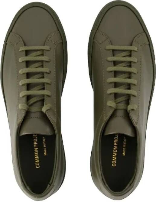 Common Projects Leather sneakers Green Heren