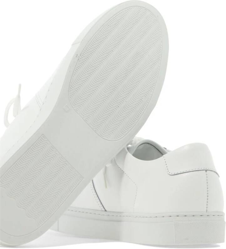 Common Projects Leren Rubber Sneakers White Heren