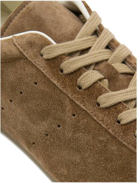 Common Projects Lichtbruine Suède Veterschoenen