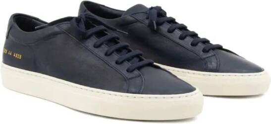 Common Projects Nappa Leren Sneakers Gemaakt in Italië
