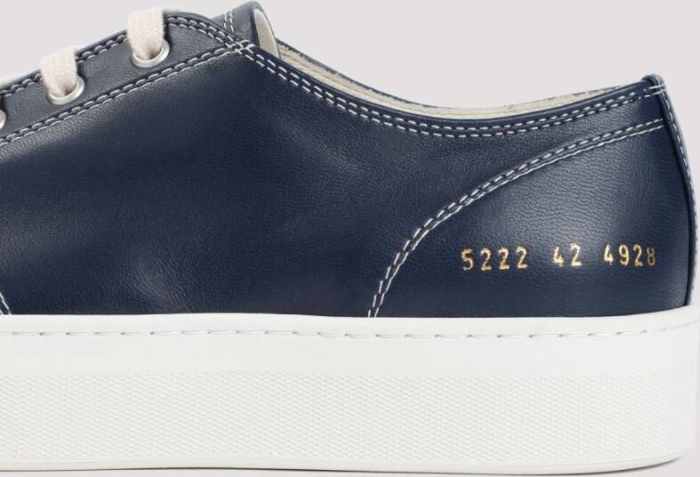 Common Projects Navy Lage Sneakers Blue Heren