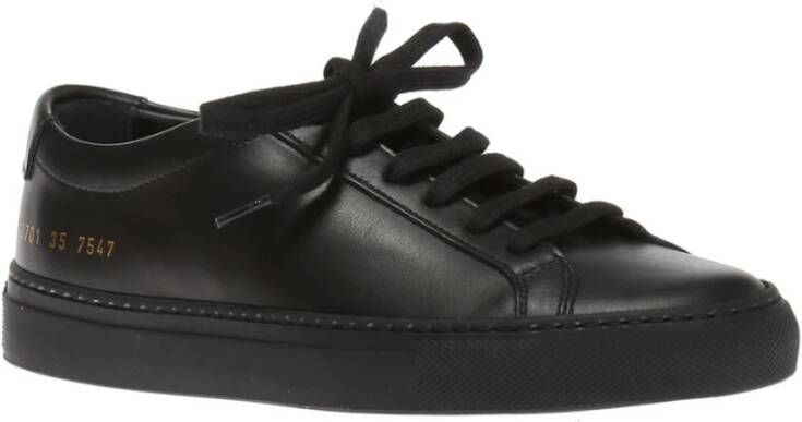 Common Projects Originele Achilles sneakers Zwart Dames