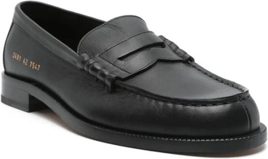 Common Projects Penny Slot Moc Loafers met Gestapelde Hak