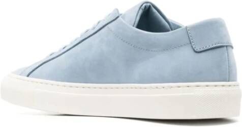 Common Projects Powder Blue Lage Top Sneakers Blue Dames