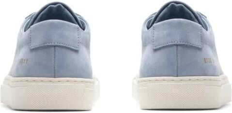 Common Projects Powder Blue Lage Top Sneakers Blue Dames