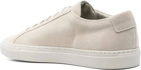 Common Projects Schoen met veters en platte rubberen zool