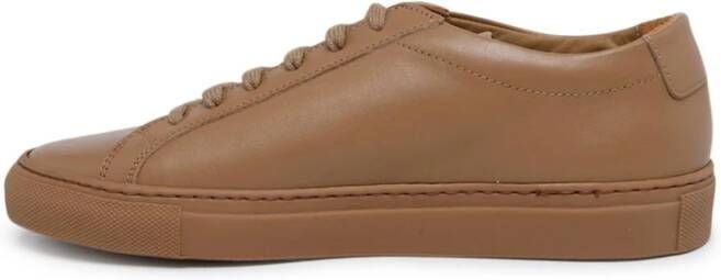 Common Projects Grijze Duifleren Achille Sneaker Bruin Dames