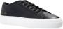 Common Projects Zwarte Tournament Low Super Leren Sneakers Zwart Dames - Thumbnail 2