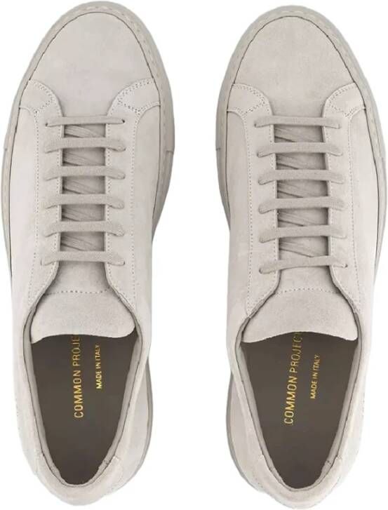 Common Projects Suede Tonal Carta Sneakers