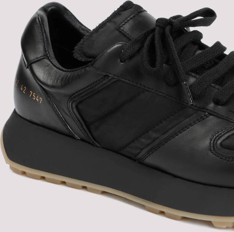 Common Projects Track 76 Zwarte Sneakers Black Heren