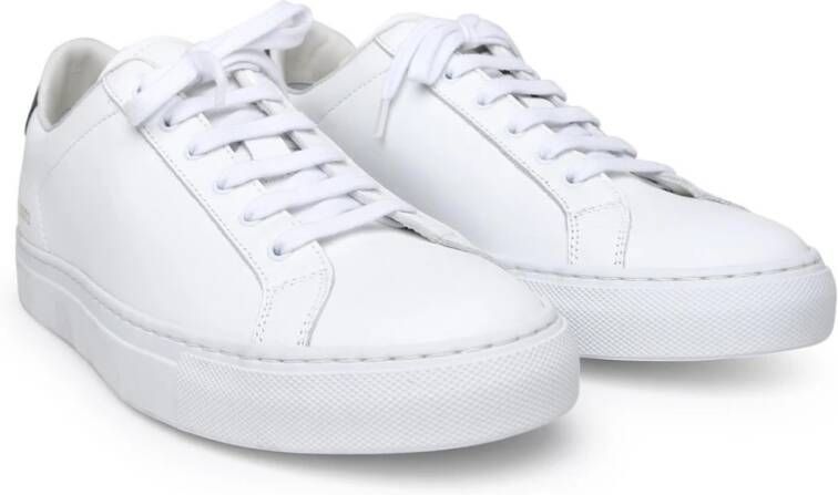 Common Projects Witte leren sneakers met print White Heren