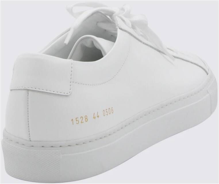 Common Projects Witte Leren Sneakers Original Achilles