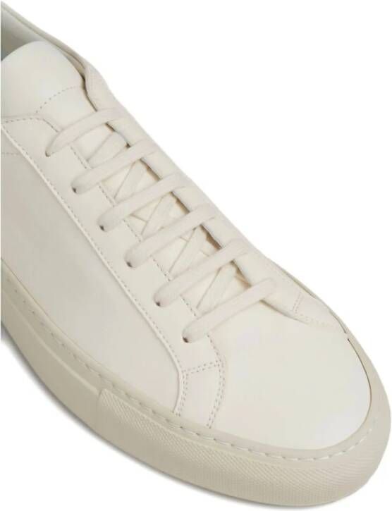 Common Projects Witte Leren Veterschoenen