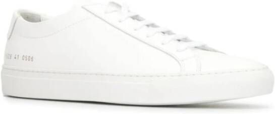 Common Projects Witte Original Achilles Lage Sneakers White Heren