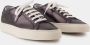 Common Projects Zwarte Leren Glanzende Sneakers Black Dames - Thumbnail 2