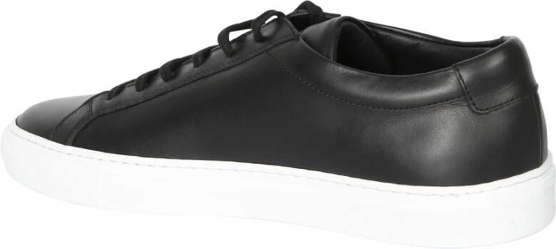 Common Projects Zwarte Leren Sneakers Elegante Stijl