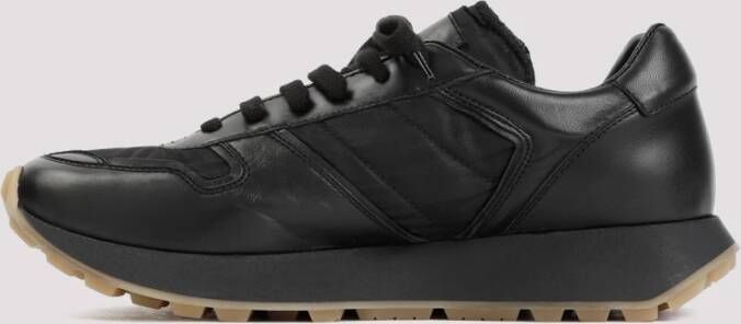 Common Projects Zwarte Leren Track 76 Sneakers Black Heren