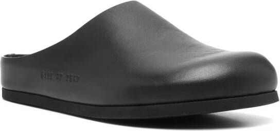 Common Projects Zwarte Rubberen Zool Merk Binnenzool Schoenen