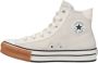 Converse Beige Leren Veterschoenen - Thumbnail 2