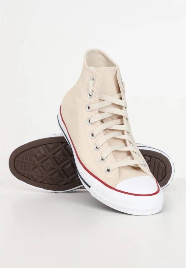 Converse Beige Witte Ctas HI Sneakers Beige Dames