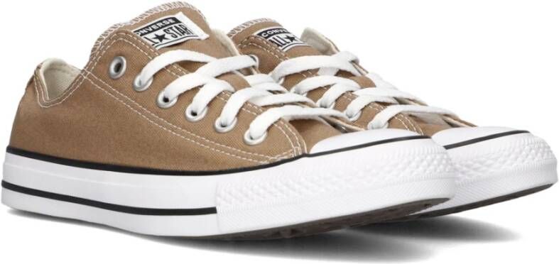 Converse Bruine Canvas Lage Sneakers Brown Dames