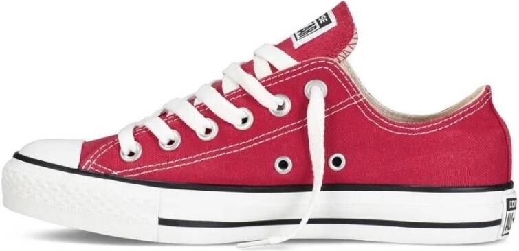Converse Canvas Lage Sneakers Red Dames