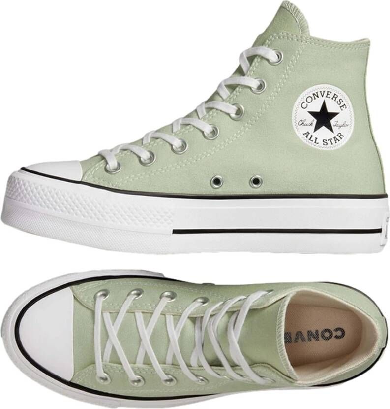 Converse Chuck Taylor All Star Lift Boots Green Dames