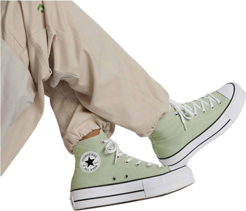 Converse Chuck Taylor All Star Lift Boots Green Dames