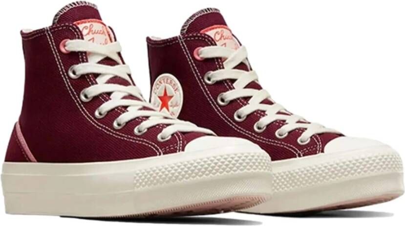 Converse Chuck Taylor All Star Lift Boots Red Dames