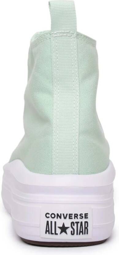 Converse Chuck Taylor All Star Move Platform Cloud Patch Sneakers Green Dames