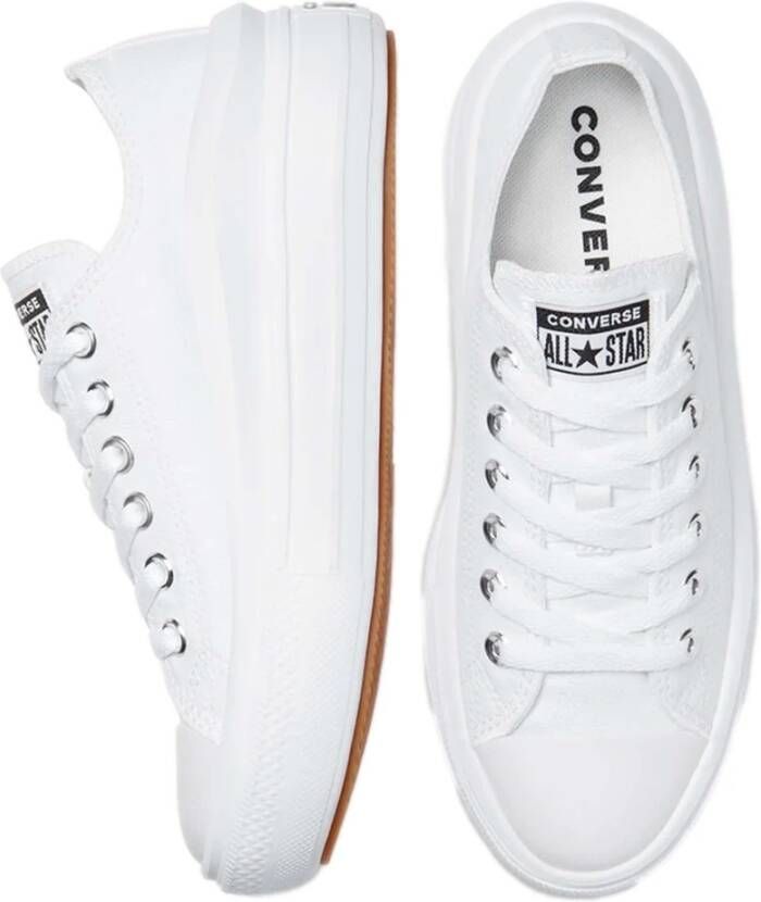 Converse Chuck Taylor All Star OX Platform Sneakers White Dames