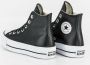 Converse Chuck Taylor All Star Platform Leather High-Top Sneakers Zwart Dames - Thumbnail 2