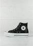 Converse Chuck Taylor All Star Platform Leather High-Top Sneakers Zwart Dames - Thumbnail 5