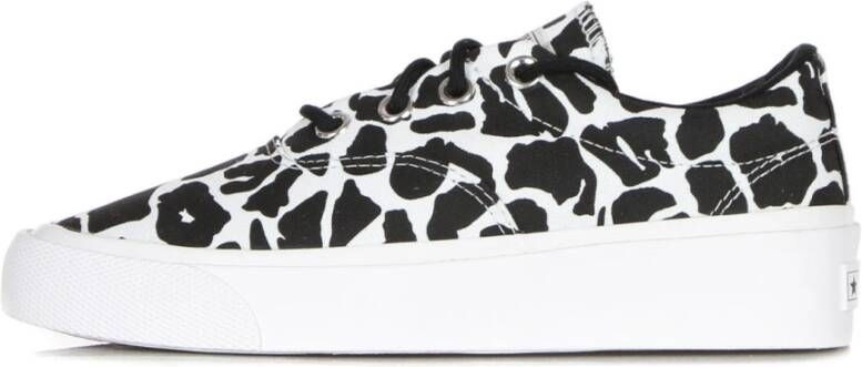 Converse Dierenprint Lage Top Sneakers Black Dames