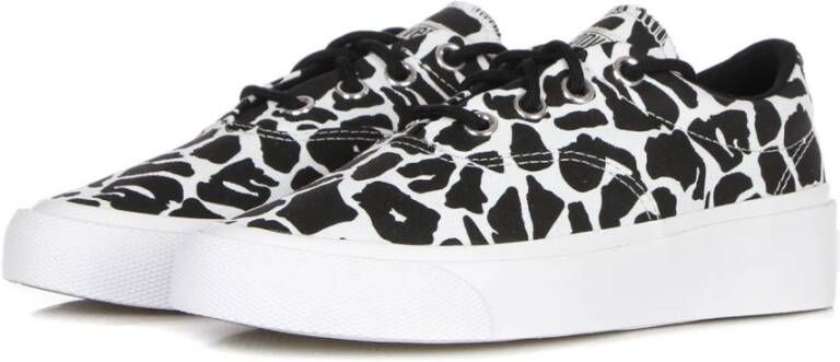 Converse Dierenprint Lage Top Sneakers Black Dames