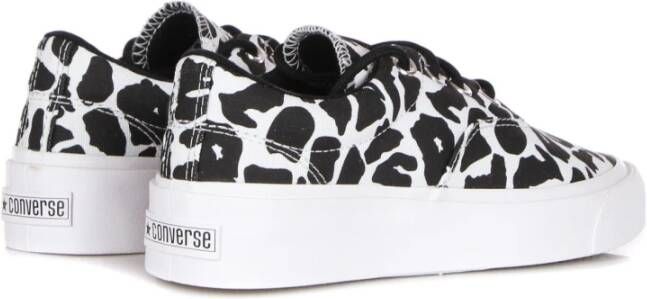 Converse Dierenprint Lage Top Sneakers Black Dames