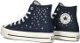 Converse Donkerblauwe Hoge Sneakers met Plateauzool Blue Dames - Thumbnail 4