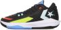 Converse Eenheid Basketbalschoen Zwart Blauw Rood Multicolor Heren - Thumbnail 3