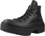 Converse Chuck Taylor All Star Lugged Heel Hi Sneakers Leren Sneaker Dames Zwart - Thumbnail 5