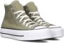 Converse Chuck Taylor All Star Lift Sneakers Green Dames - Thumbnail 3