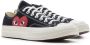 Comme des Garçons Play Zwarte Canvas Sneaker met Rood Hart Black Unisex - Thumbnail 2