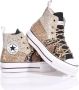 Converse Handgemaakte Champagne Gouden Sneakers Multicolor Dames - Thumbnail 3