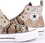 Converse Handgemaakte Champagne Gouden Sneakers Multicolor Dames - Thumbnail 5