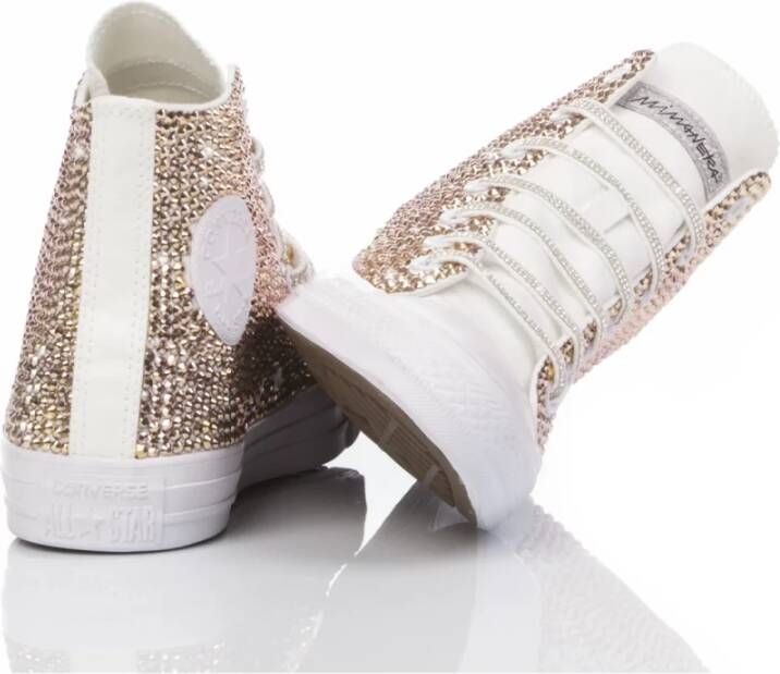 Converse Handgemaakte Witte Sneakers voor Vrouwen Multicolor Dames
