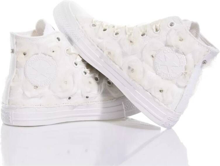 Converse Handgemaakte Witte Sneakers voor Vrouwen White Heren