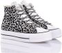 Converse Handgemaakte Zilveren Zwarte Sneakers Multicolor Dames - Thumbnail 2